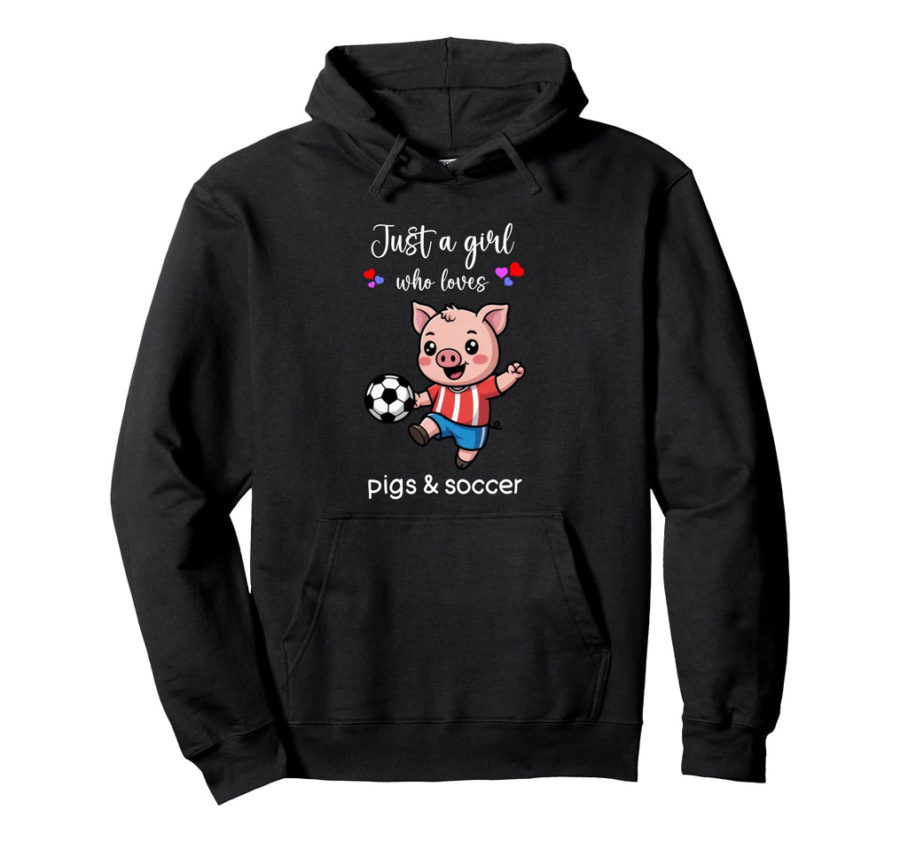 Pig Soccer Pig Soccer Hoodie - Aesthetic Graphic Unisex