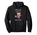 Pig Soccer Pig Soccer Hoodie - Aesthetic Graphic Unisex