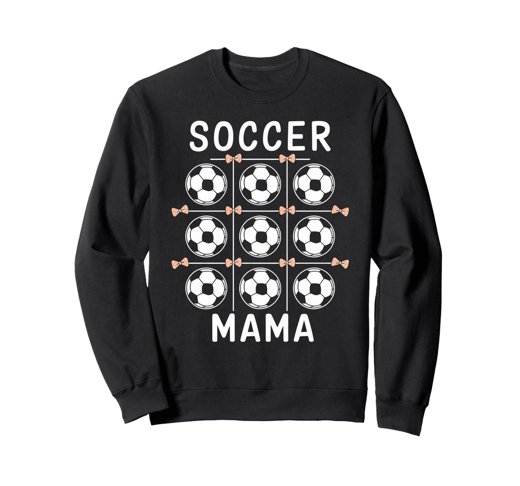 Soccer Mama Coquette Bow Soccer Sweatshirt - Minimalist Print Men Women