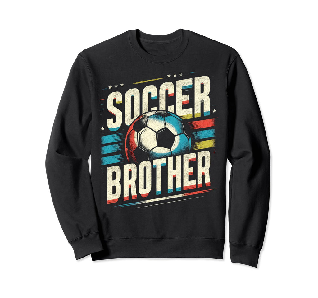 Soccer Brother Family Matching Team Sweatshirt - Unique Graphic for Adults