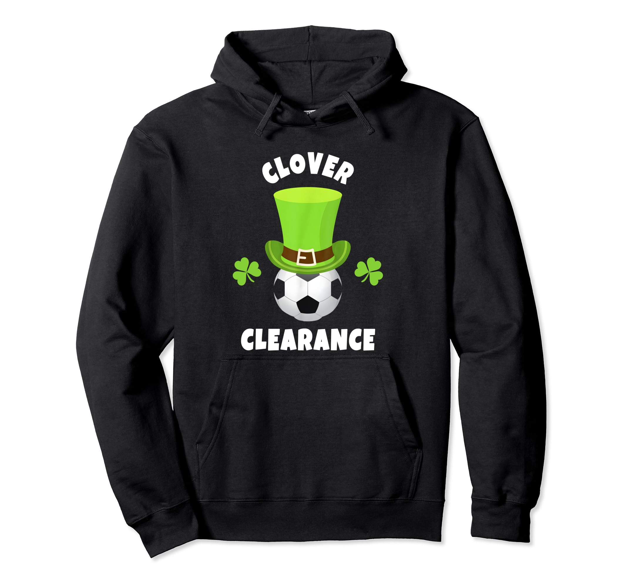 Soccer Goalie Clover Clearance Hoodie - Minimalist Print Unisex