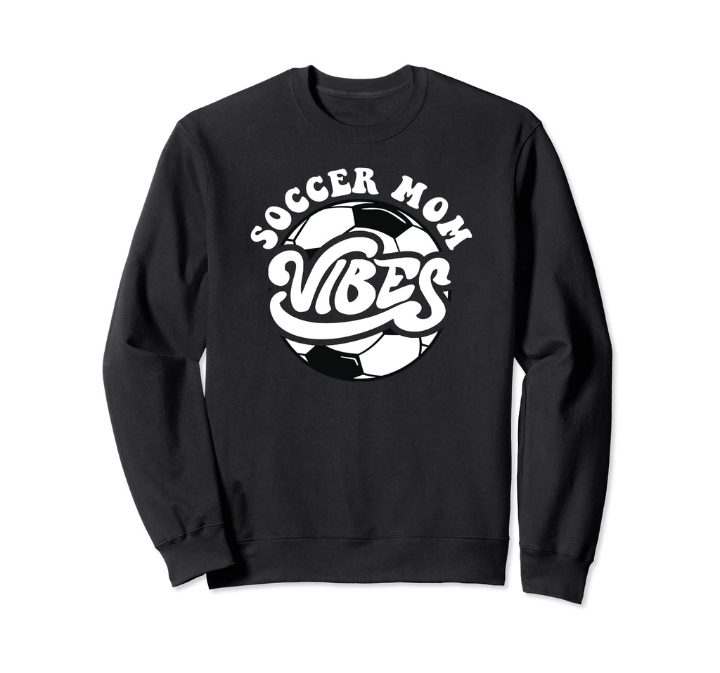 Soccer Mom Mother Soccer Player Sweatshirt - Graphic Print Unisex