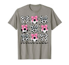 Coquette Soccer Bow Mom Soccer Mama T-Shirt - Trendy Graphic Men Women