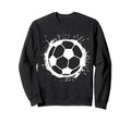 Soccer Player Ball Sports Sweatshirt - Minimalist Print Unisex