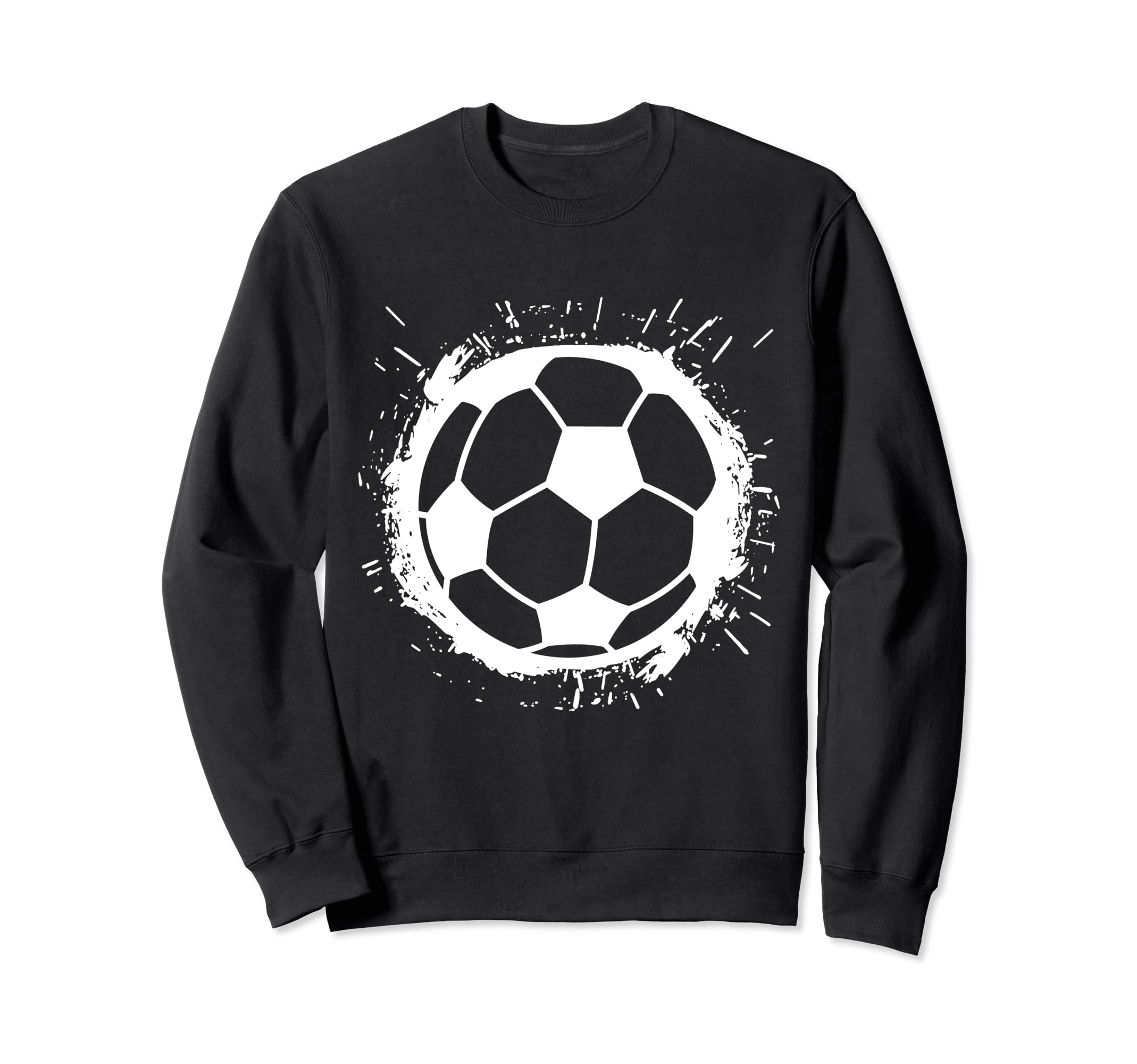 Soccer Player Ball Sports Sweatshirt - Minimalist Print Unisex