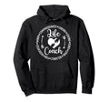 Best Life Coach Appreciation Circle Hoodie - Minimalist Print for Adults