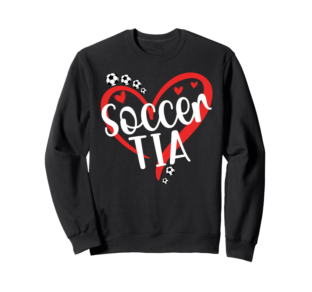 Soccer Tia Heart Tia Soccer Player Tia Sweatshirt - Minimalist Print Unisex