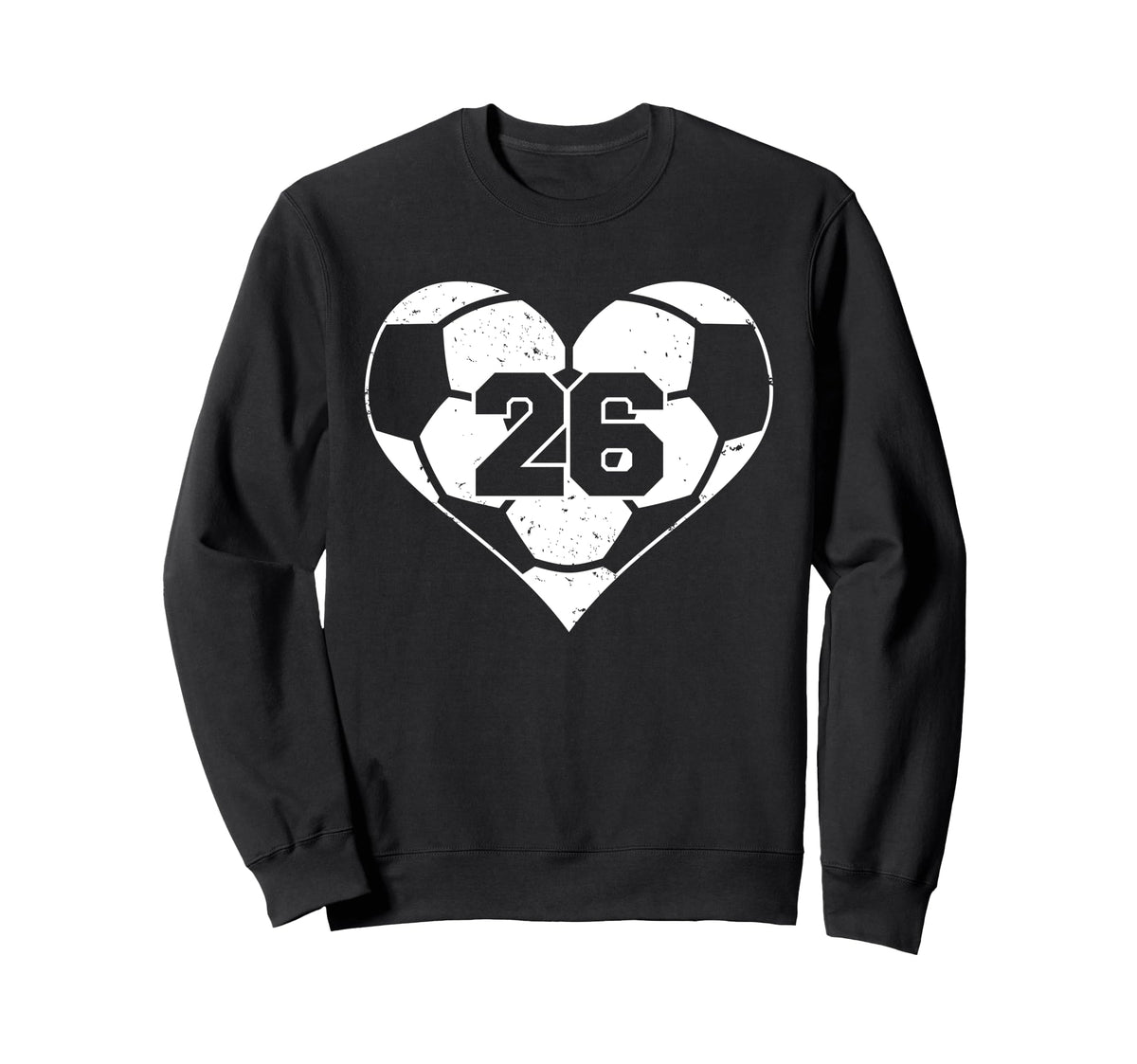 Soccer Number 26 Jersey Funny Soccer Sweatshirt - Graphic Print Men Women