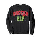 Soccer Elf Family Matching Group Sweatshirt - Unique Graphic for Adults