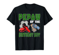 Pepaw Birthday Soccer Group Family T-Shirt - Minimalist Print for Adults