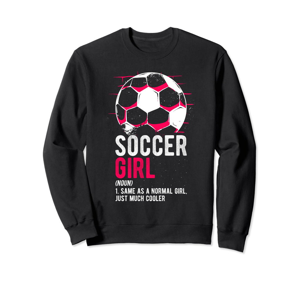 Soccer Definition Soccer Football Sweatshirt - Graphic Print for Adults