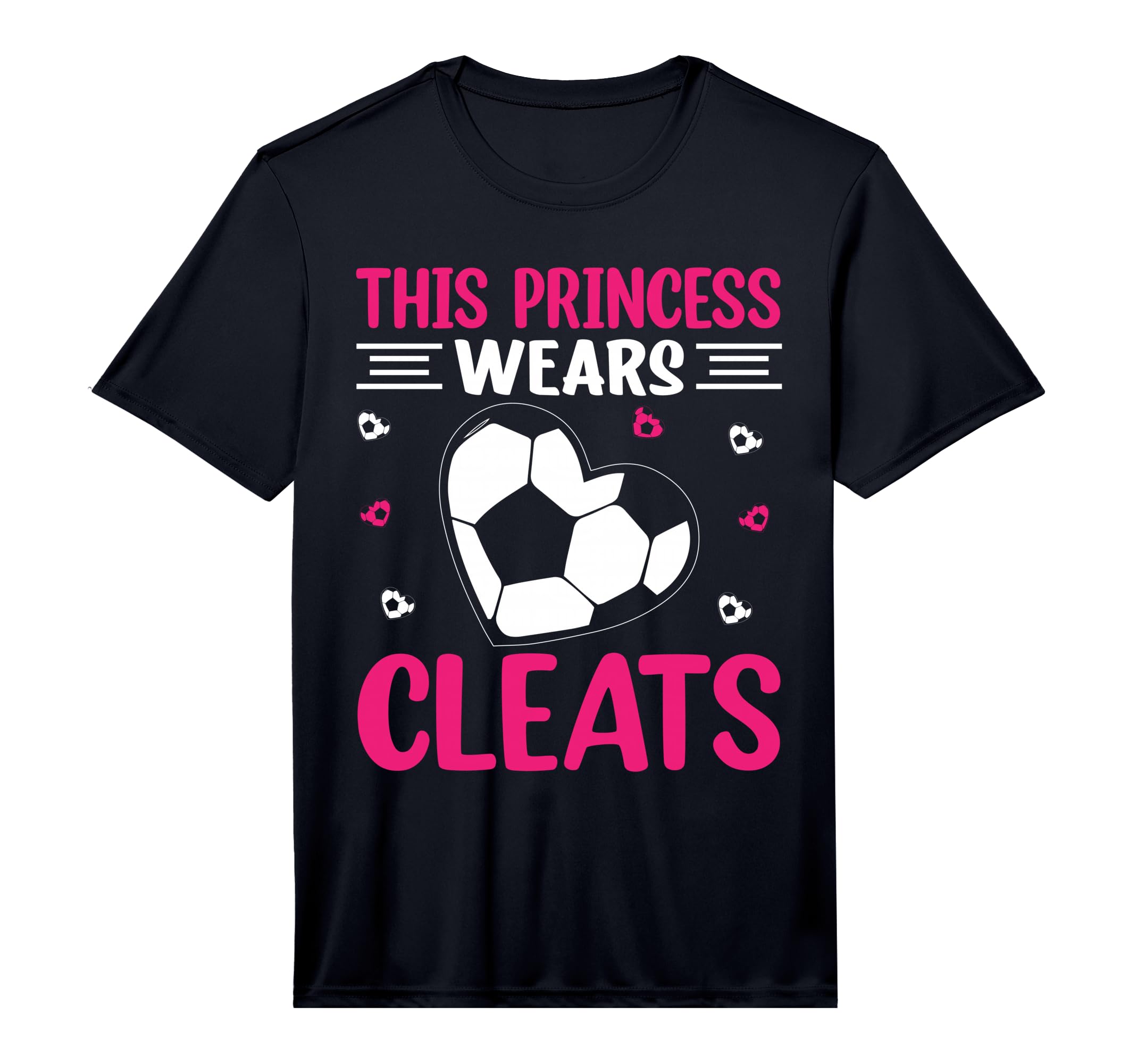This Princess Wears Cleats I Soccer T-Shirt - Unique Graphic Men Women