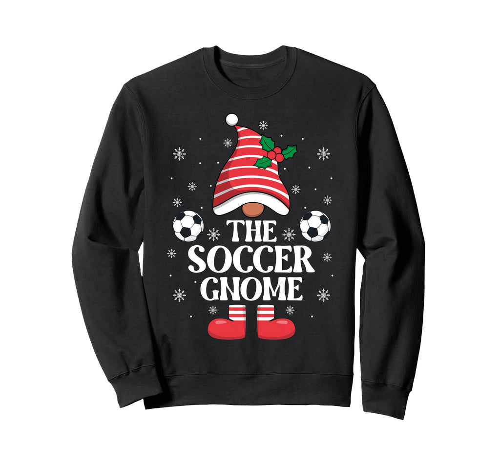 Soccer Gnome Family Matching Group Sweatshirt - Custom Art Print Unisex