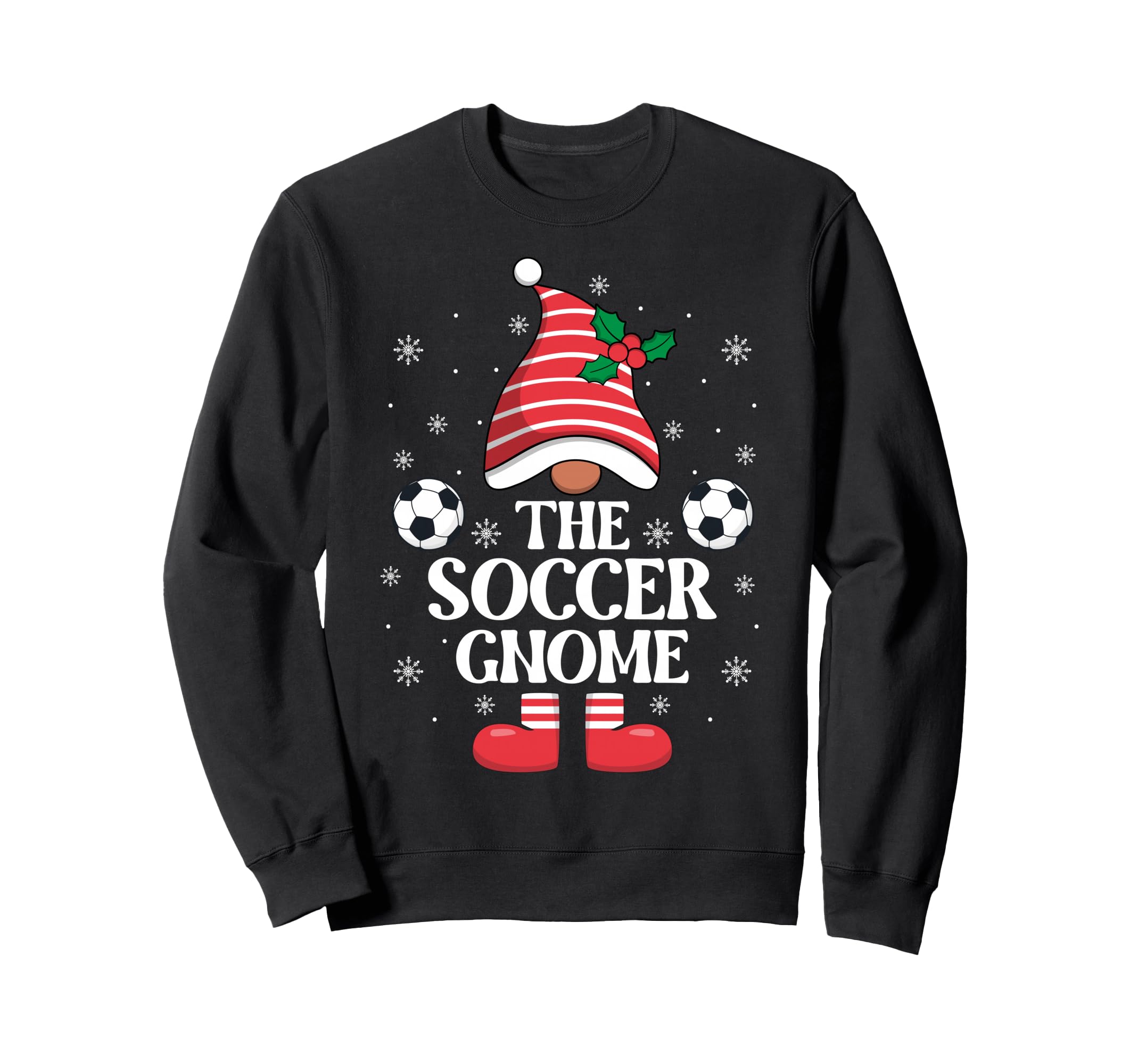 Soccer Gnome Family Matching Group Sweatshirt - Custom Art Print Unisex