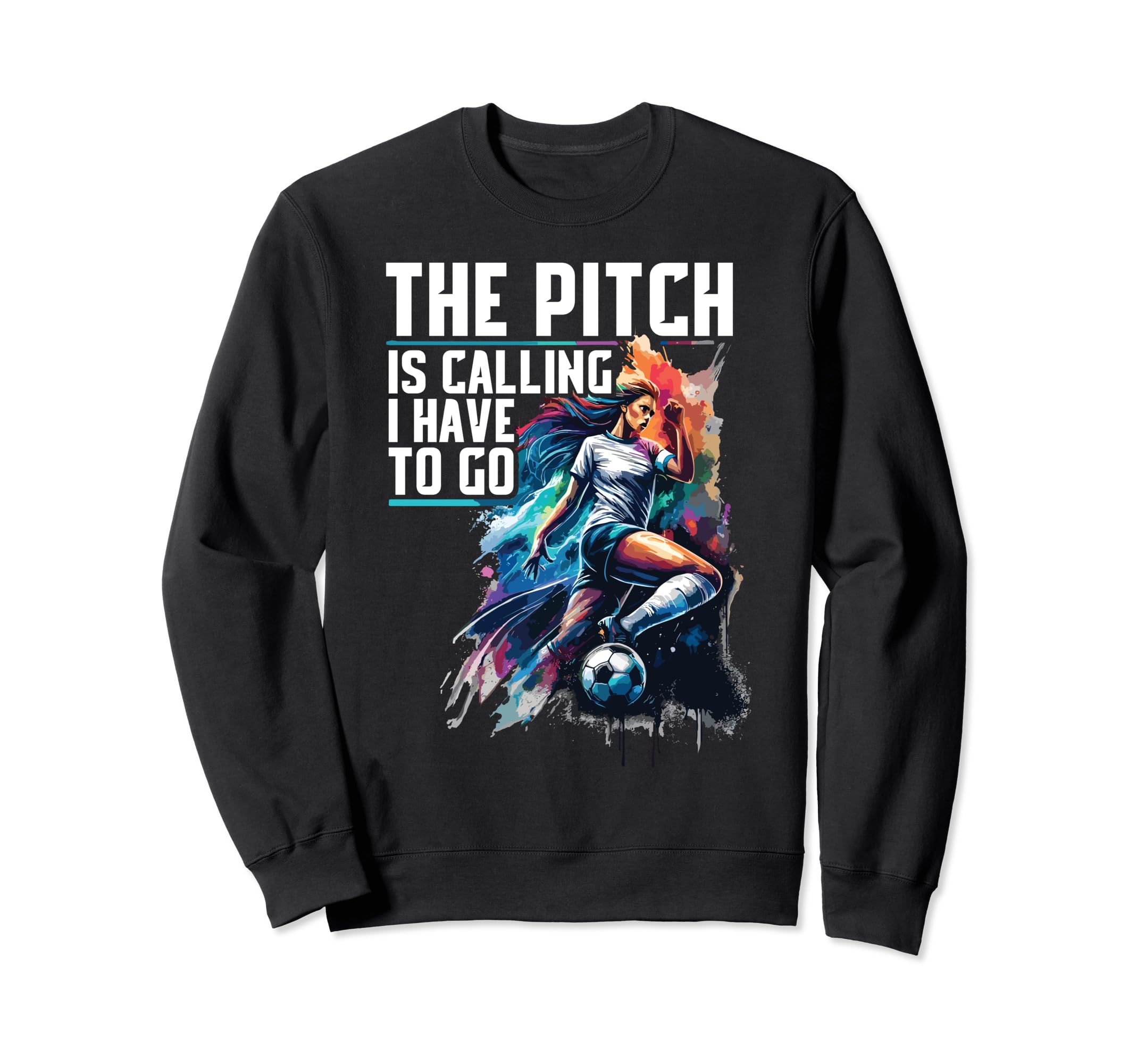 Sport Soccer Soccer Lover Sweatshirt - Custom Art Print for Adults