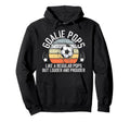 Soccer Goalie Pops Definition Soccer Hoodie - Minimalist Print for Adults