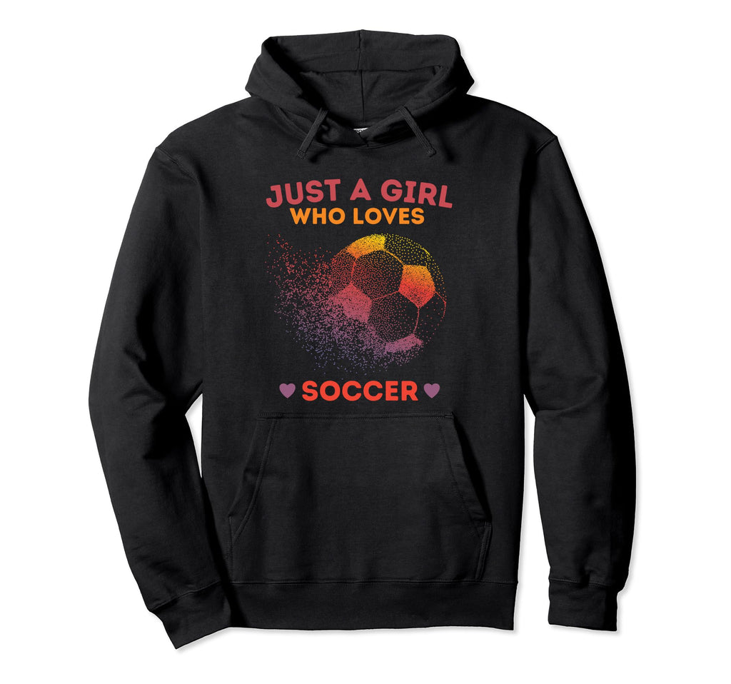 Just Who Loves Soccer Hoodie - Custom Art Print for Adults