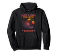 Just Who Loves Soccer Hoodie - Custom Art Print for Adults