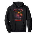 Just Who Loves Soccer Hoodie - Custom Art Print for Adults