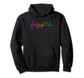 Heartbeat Soccer Fans Soccer Players Hoodie - Fun Novelty Design Unisex