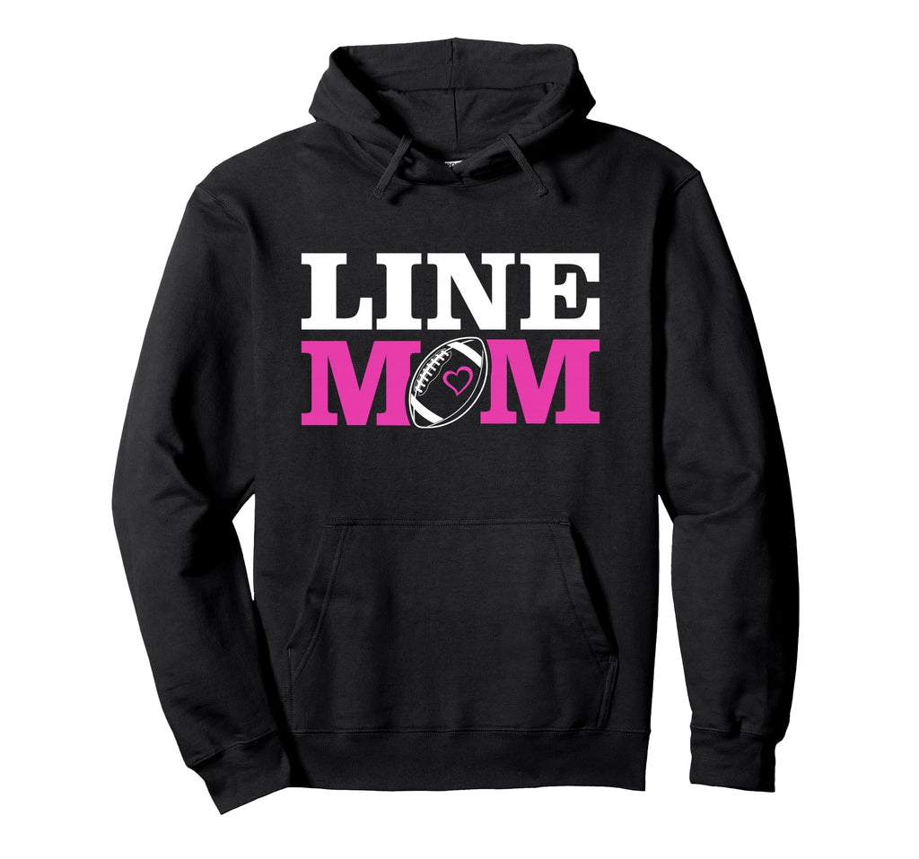 Football Lineman Mom Line Mom Hoodie - Custom Art Print Unisex