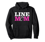 Football Lineman Mom Line Mom Hoodie - Custom Art Print Unisex