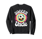 Soccer Uncle Tie Dye Sweatshirt - Graphic Print for Adults