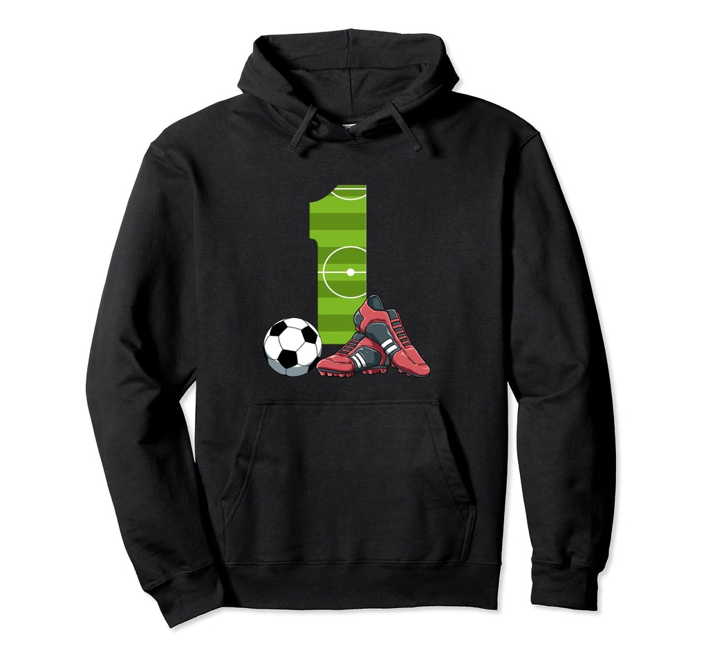 1 Birthday Soccer 1 Year Old Hoodie - Novelty Apparel Men Women
