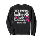 Mom Both Dance And Soccer Mom Sweatshirt - Novelty Apparel Men Women