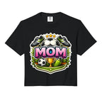Soccer Mama Mothers Day Football T-Shirt - Custom Art Print Men Women
