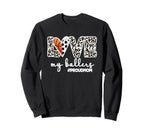 Proud Ballers Mom Soccer Basketball Sweatshirt - Novelty Apparel Unisex