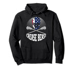 Crease Beast Lacrosse Goalkeeper Hoodie - Streetwear Style Men Women