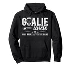 Funny Hockey Goalie Uncle Ice Hockey Hoodie - Unique Graphic Men Women