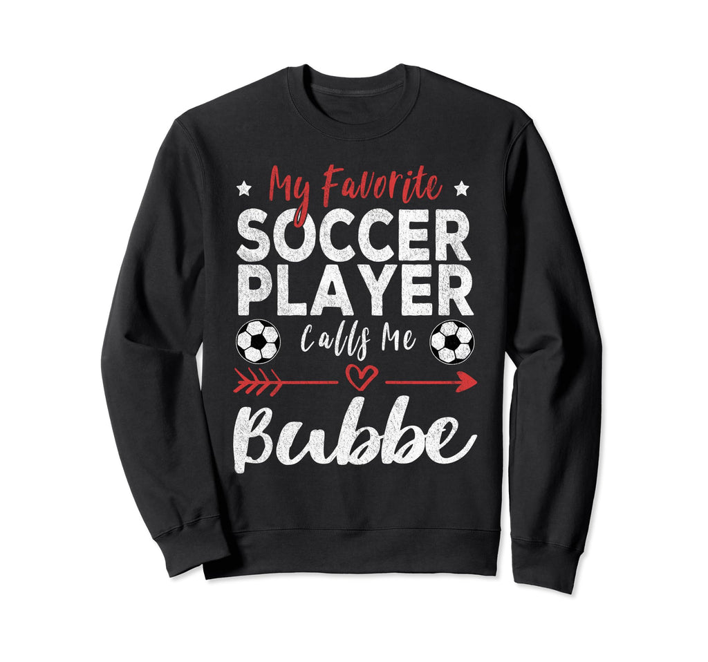 My Favorite Soccer Player Calls Me Sweatshirt - Minimalist Print Unisex