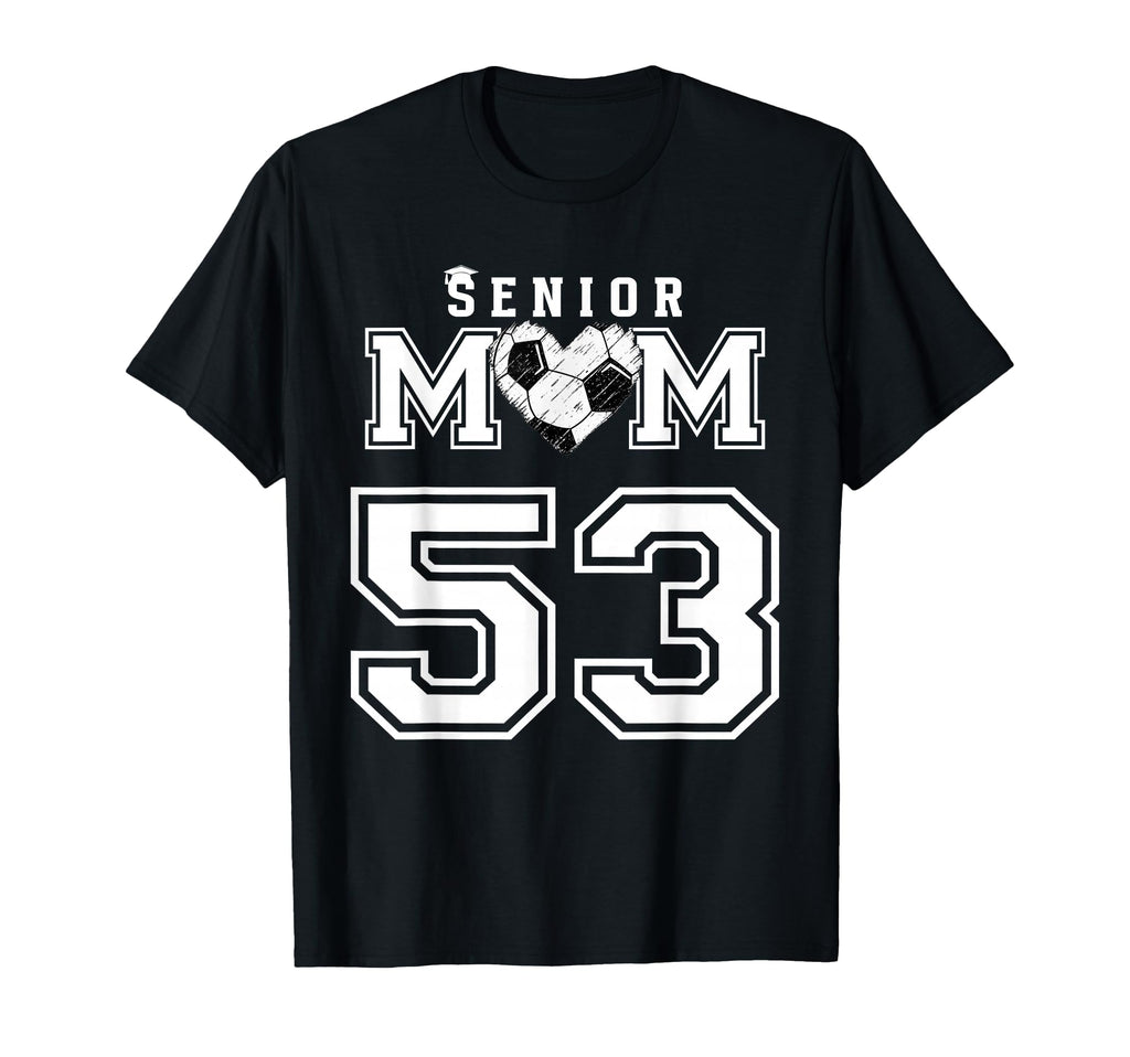 Proud Senior Soccer Mom Custom T-Shirt - Casual Everyday Wear for Adults