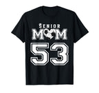 Proud Senior Soccer Mom Custom T-Shirt - Casual Everyday Wear for Adults