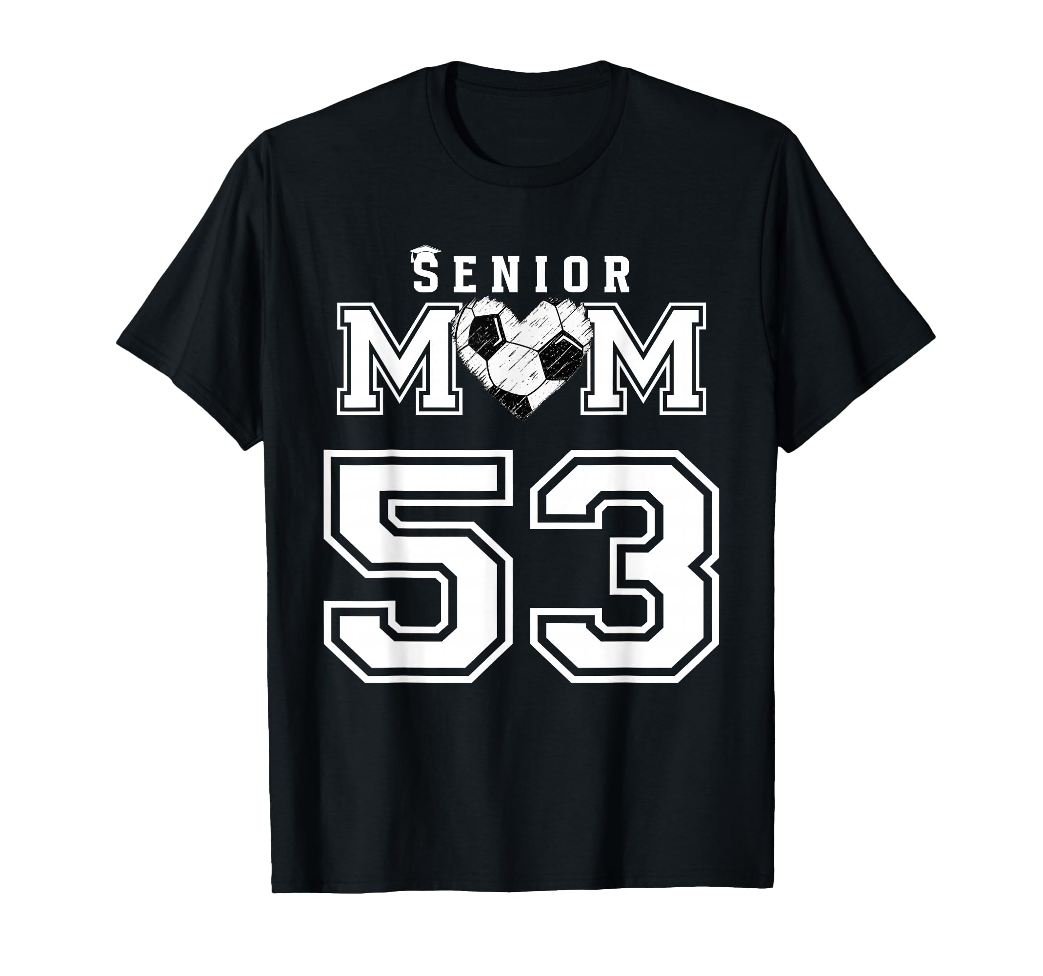 Proud Senior Soccer Mom Custom T-Shirt - Casual Everyday Wear for Adults