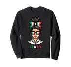 Italia Italy Italian Flag Travel Hoodie - Aesthetic Graphic Men Women