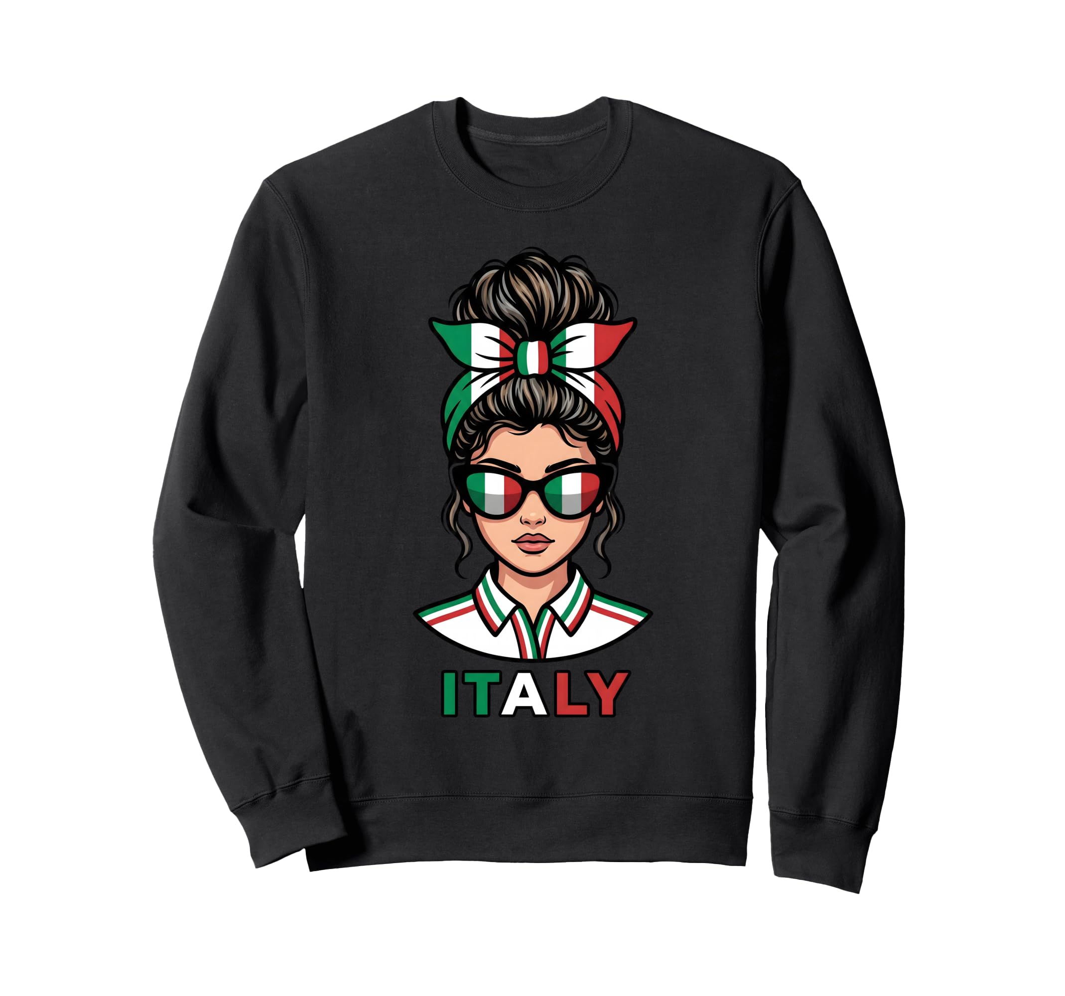 Italia Italy Italian Flag Travel Hoodie - Aesthetic Graphic Men Women