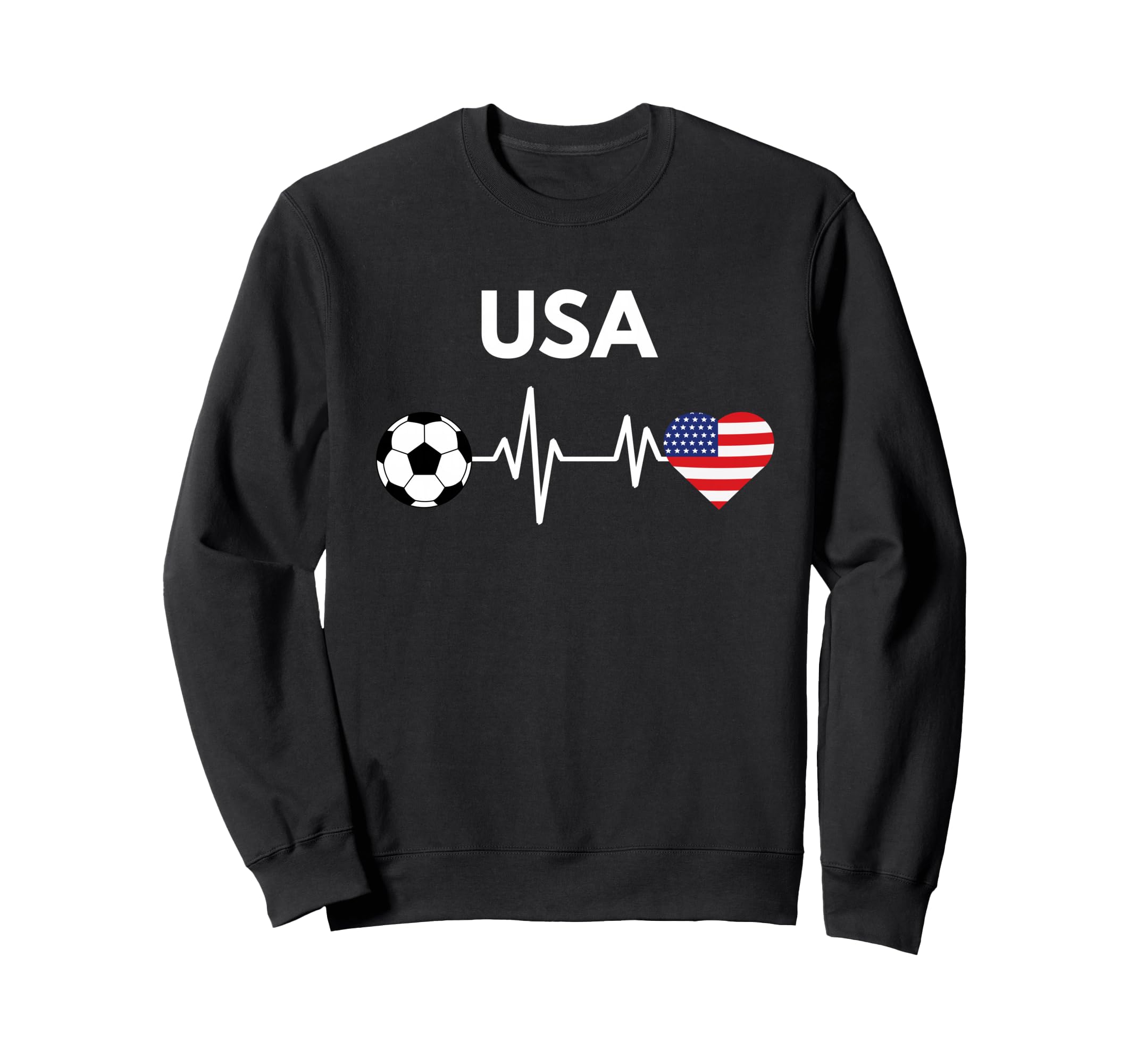 Usa 2026 United States Flag Sweatshirt - Fun Novelty Design Men Women