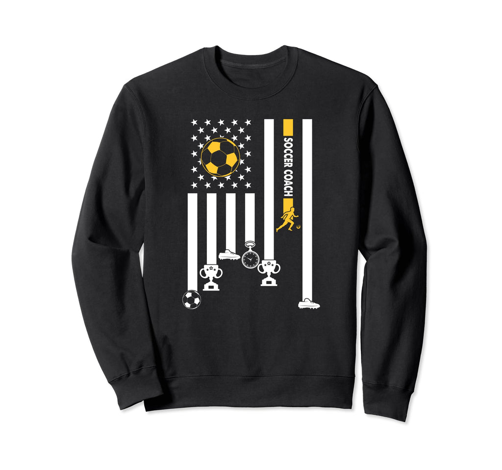 Soccer Coaching Training Sweatshirt - Casual Everyday Wear Men Women