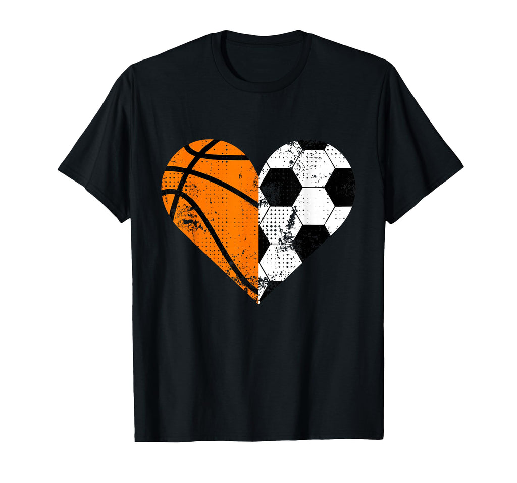 Leopard Basketball And Soccer Mom T-Shirt - Novelty Apparel for Adults