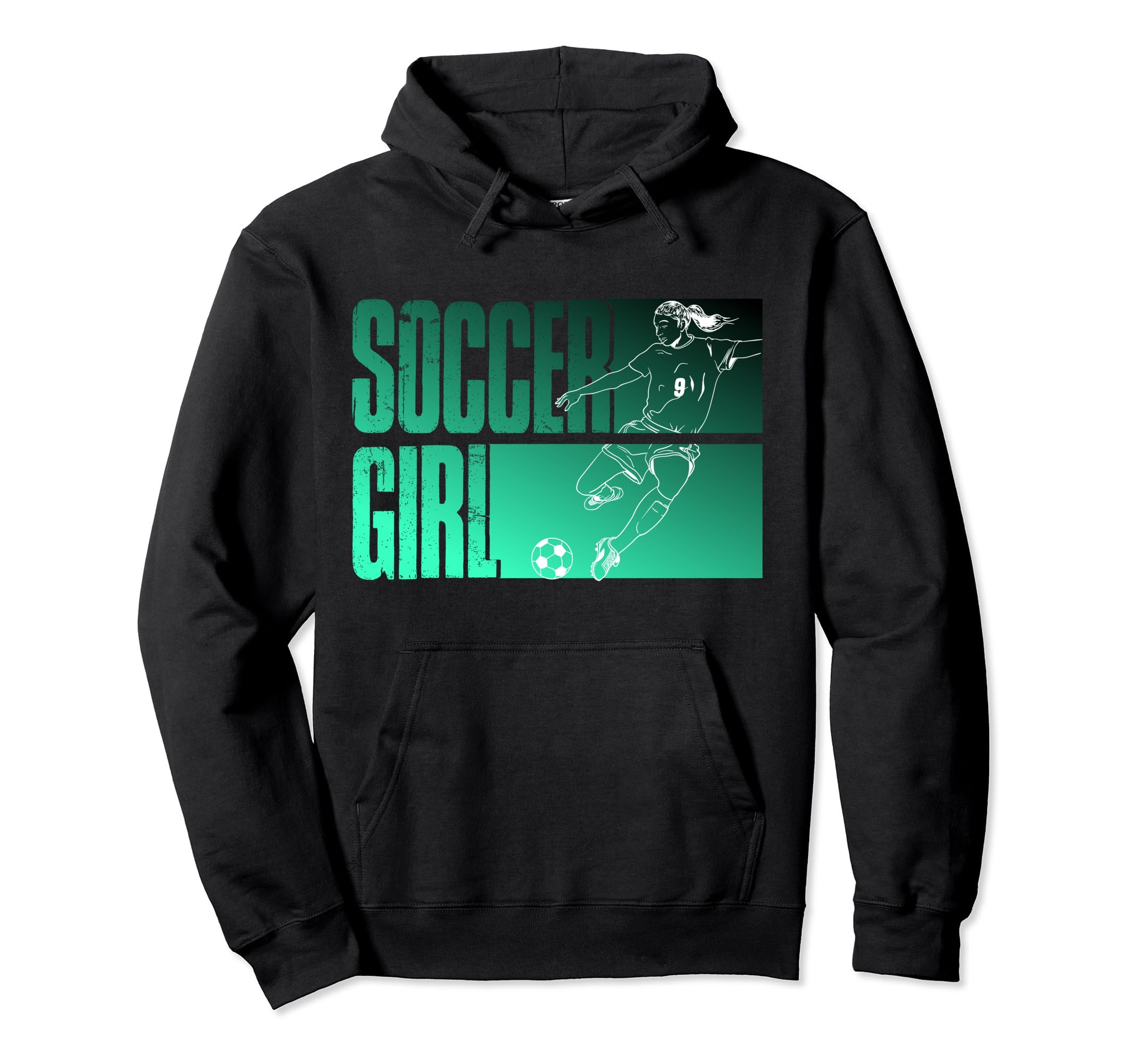 Soccer Funny Footballer Ball And Hoodie - Casual Everyday Wear Men Women