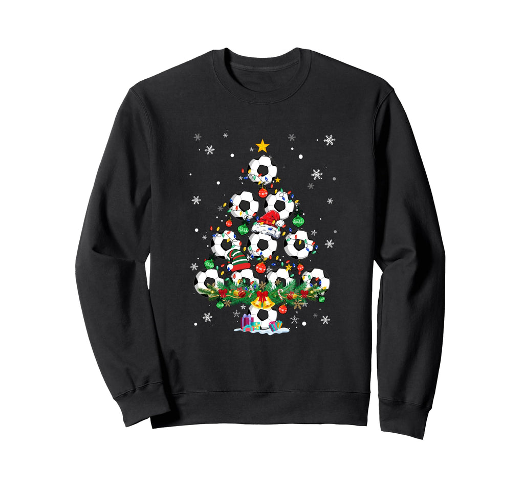 Soccer Tree Santa Soccer X Mas Sweatshirt - Streetwear Style for Adults