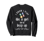 Playing Pool Billiards I Know I Sweatshirt - Novelty Apparel Men Women