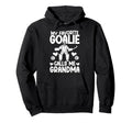 Field Hockey Goalie Grandma Field Hoodie - Minimalist Print Men Women