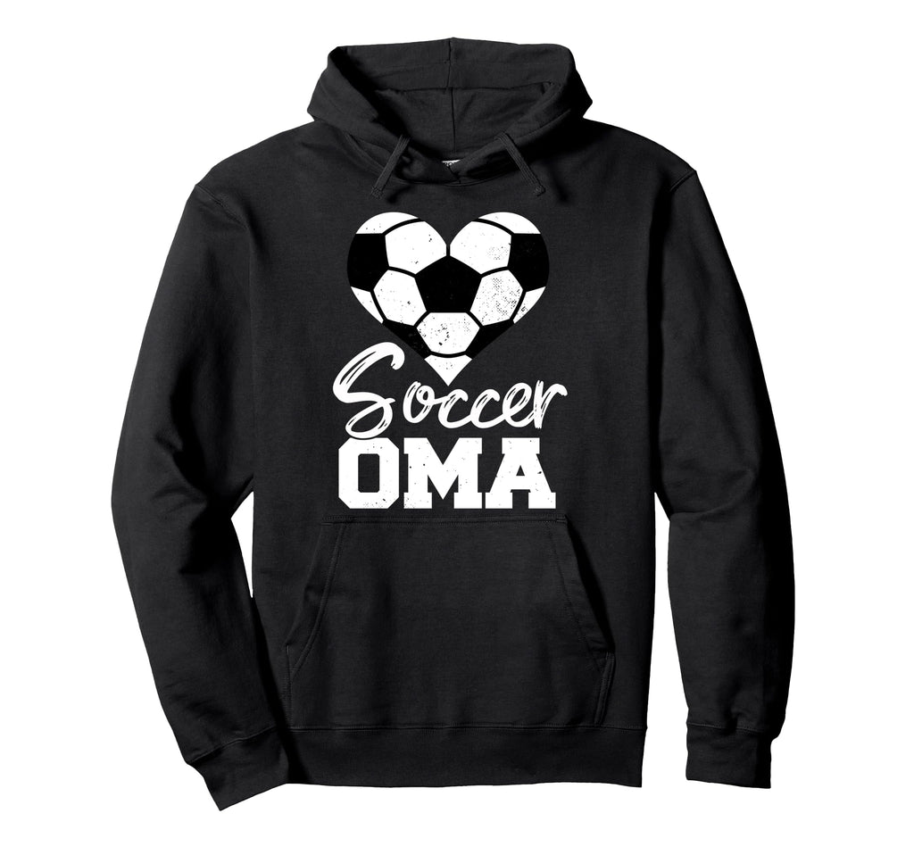 Soccer Oma Heart Funny Heartfelt Love Hoodie - Trendy Graphic Unisex