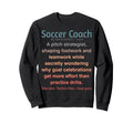 Soccer Coach Funny Gifts Sweatshirt - Custom Art Print for Adults