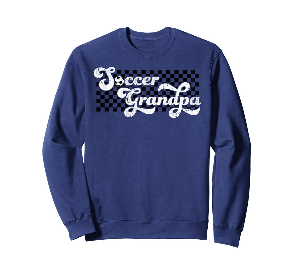 Soccer Grandpa Grandfather Sweatshirt - Fun Novelty Design for Adults