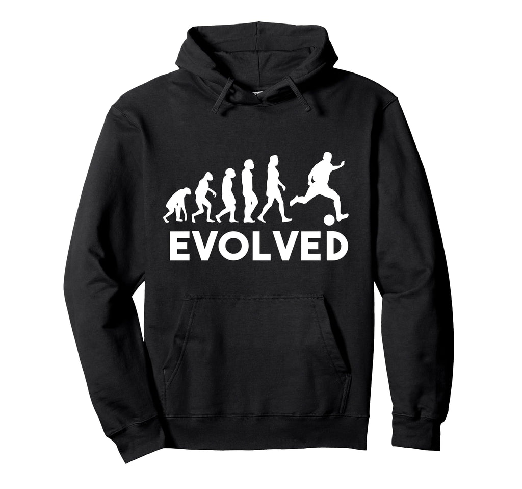 Evolved Soccer Goalie Soccer Player Hoodie - Unique Graphic for Adults
